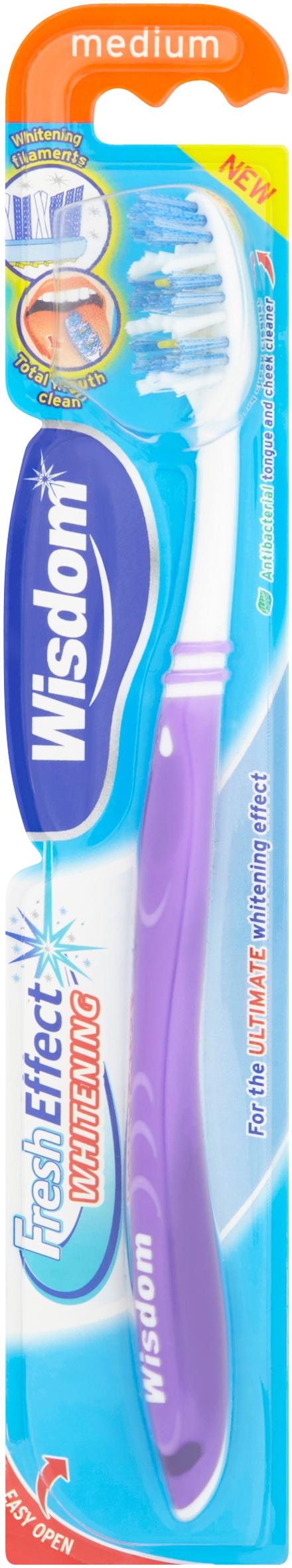 Wisdom Fresh Effect WhiteningToothbrush in packaging