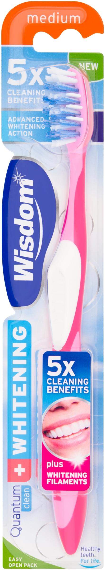 Wisdom Quantum Whitening Toothbrush in packaging