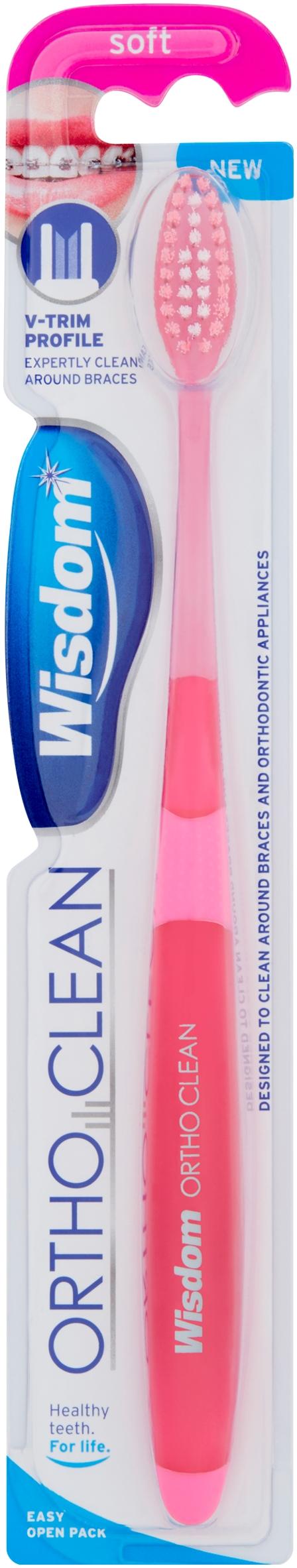 Wisdom Ortho Clean Toothbrush in packaging